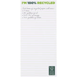 Blocco note 1/3 A4 in carta riciclata Desk-Mate® personalizzato con logo - Pubblienne