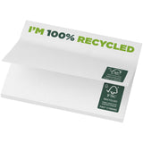 Foglietti adesivi in carta riciclata 100 x 75 mm Sticky-Mate® personalizzato con logo - Pubblienne