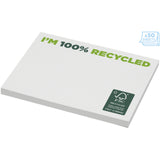 Foglietti adesivi in carta riciclata 100 x 75 mm Sticky-Mate® personalizzato con logo - Pubblienne