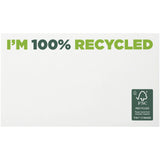 Foglietti adesivi in carta riciclata 127 x 75 mm Sticky-Mate® personalizzato con logo - Pubblienne