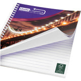 Blocco note a spirale A4 con copertina posteriore stampata Desk-Mate® personalizzato con logo - Pubblienne