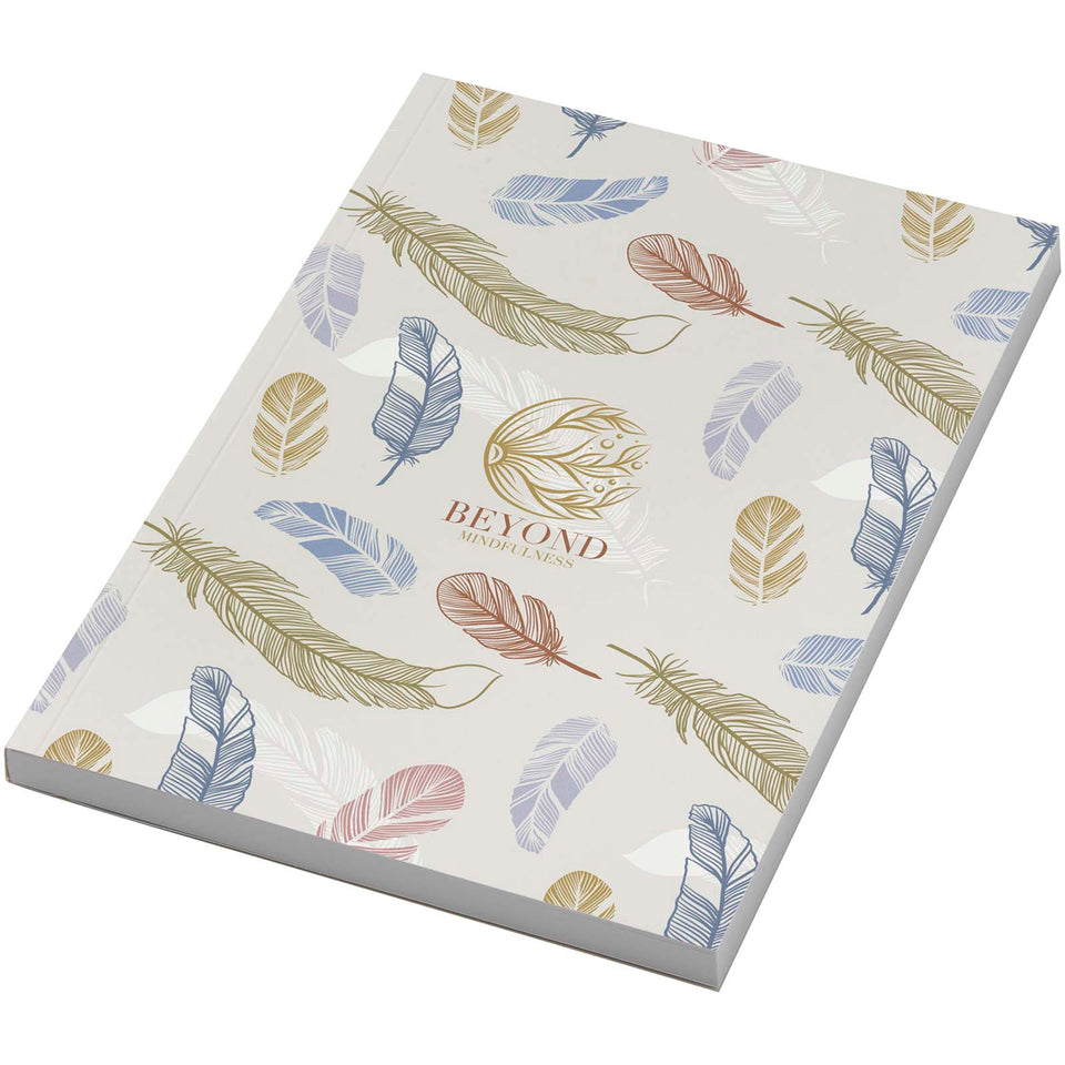 Taccuino Novella Austen Colours A5 con 100 fogli e copertina morbida personalizzato con logo - Pubblienne
