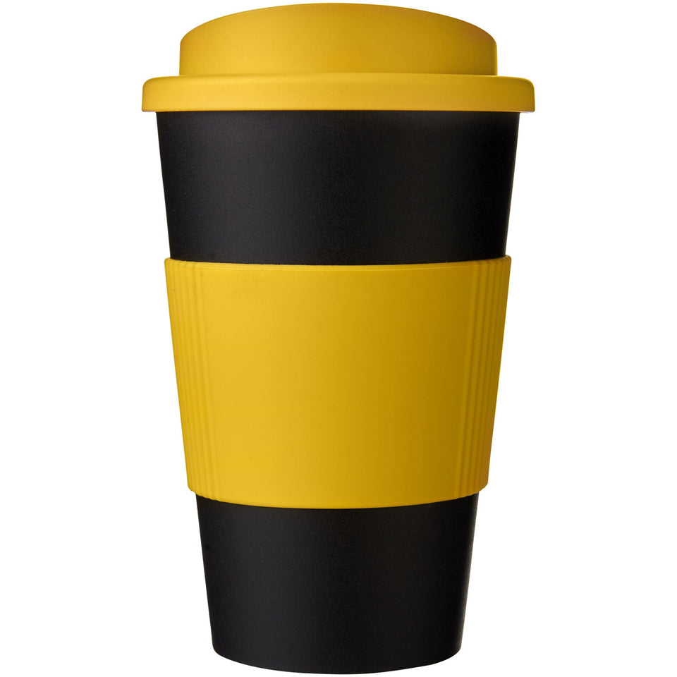 Bicchiere termico da 350 ml con impugnatura Americano® personalizzato con logo - Pubblienne