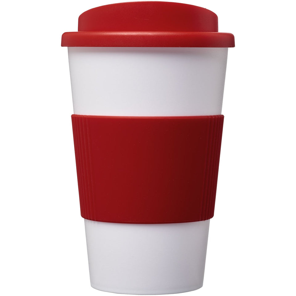Bicchiere termico da 350 ml con impugnatura Americano® personalizzato con logo - Pubblienne