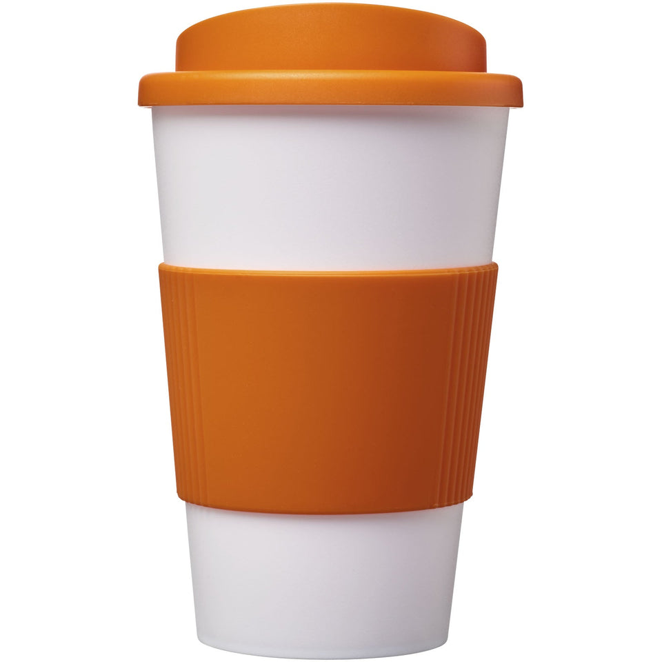 Bicchiere termico da 350 ml con impugnatura Americano® personalizzato con logo - Pubblienne
