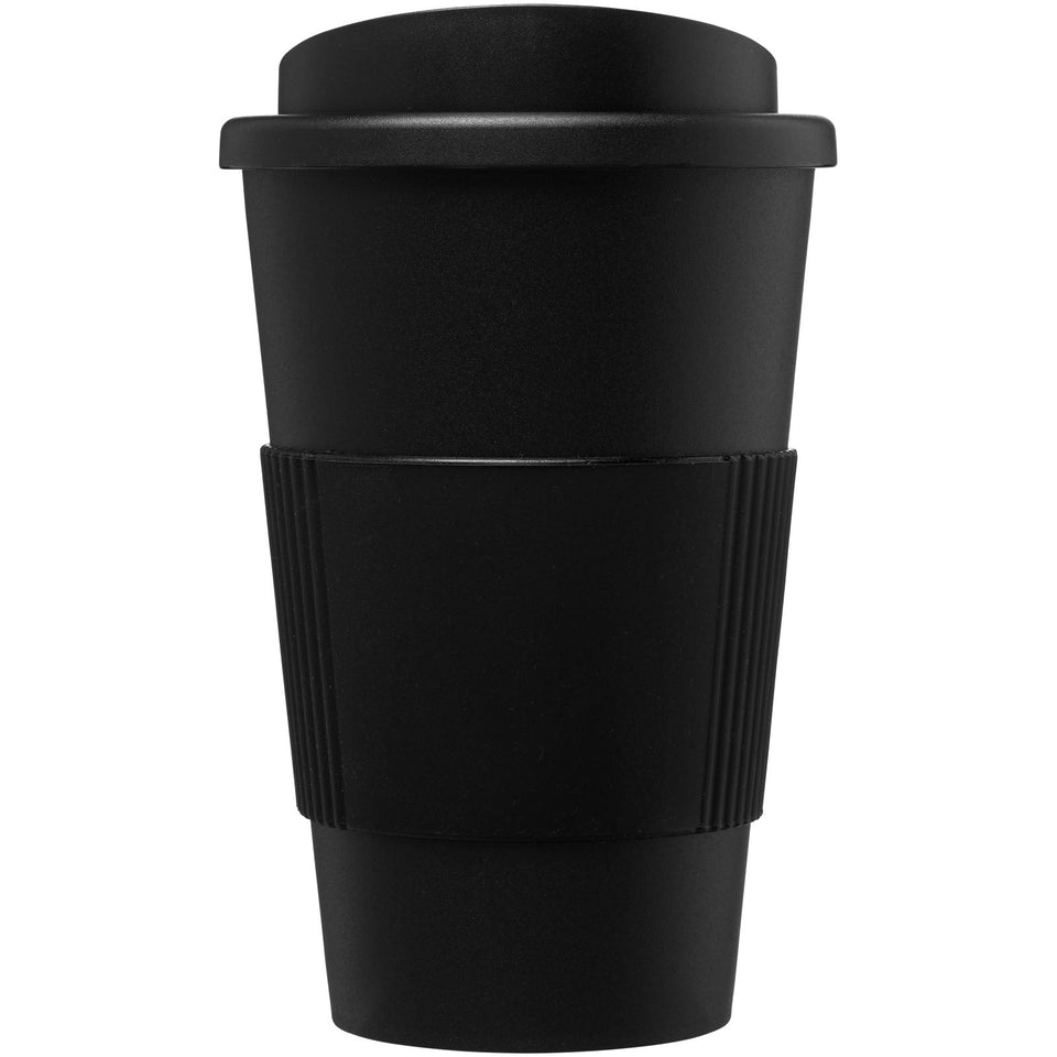 Bicchiere termico da 350 ml con impugnatura Americano® personalizzato con logo - Pubblienne