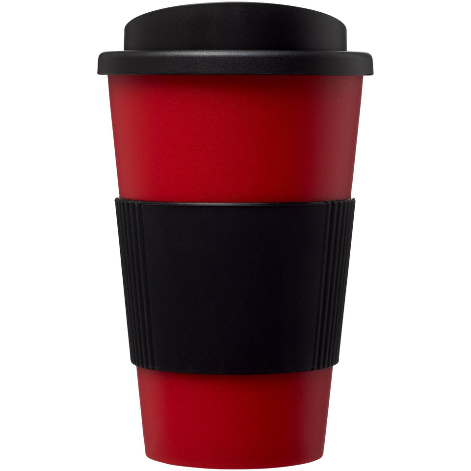 Bicchiere termico da 350 ml con impugnatura Americano® personalizzato con logo - Pubblienne