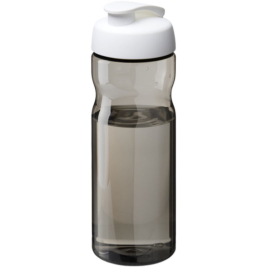 Borraccia sportiva da 650 ml con coperchio a scatto H2O Active® Eco Base personalizzato con logo - Pubblienne