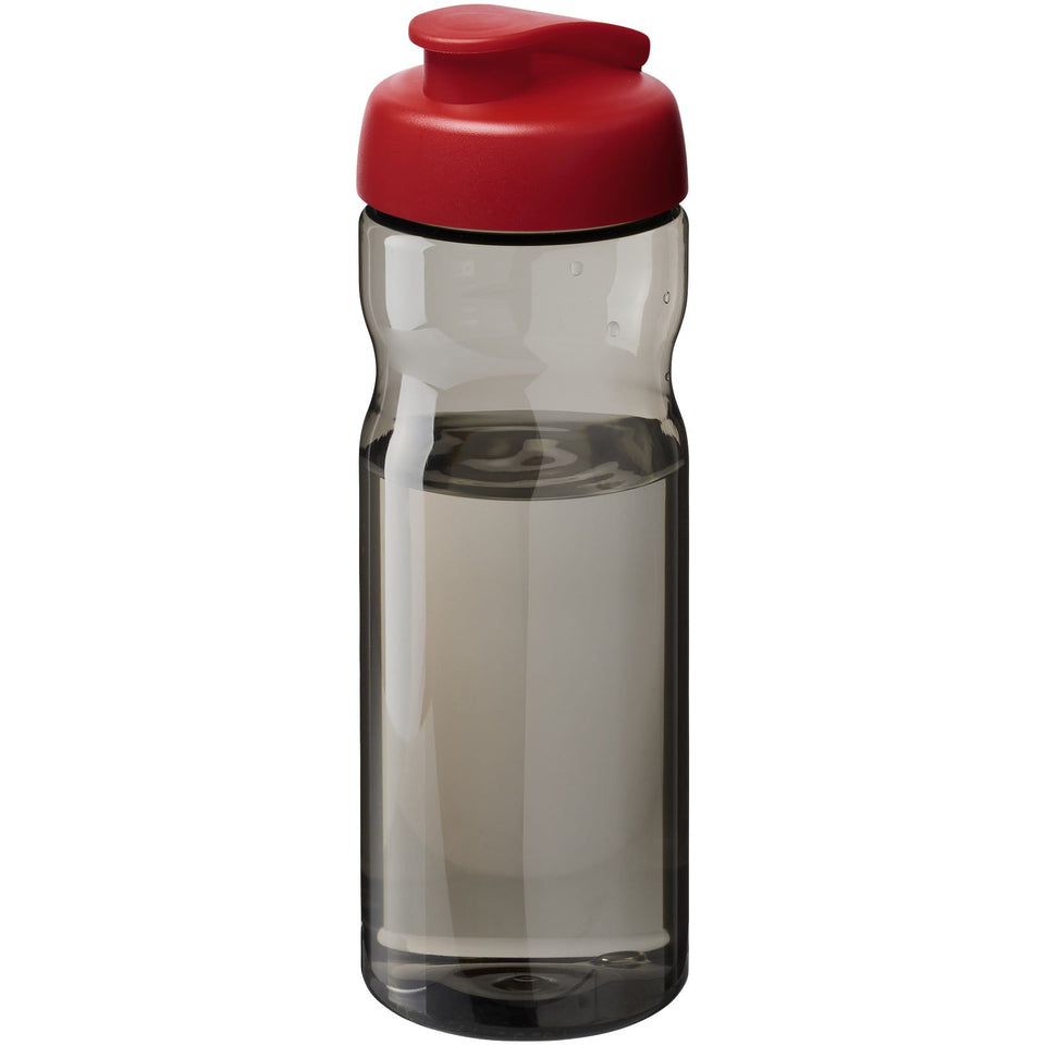 Borraccia sportiva da 650 ml con coperchio a scatto H2O Active® Eco Base personalizzato con logo - Pubblienne
