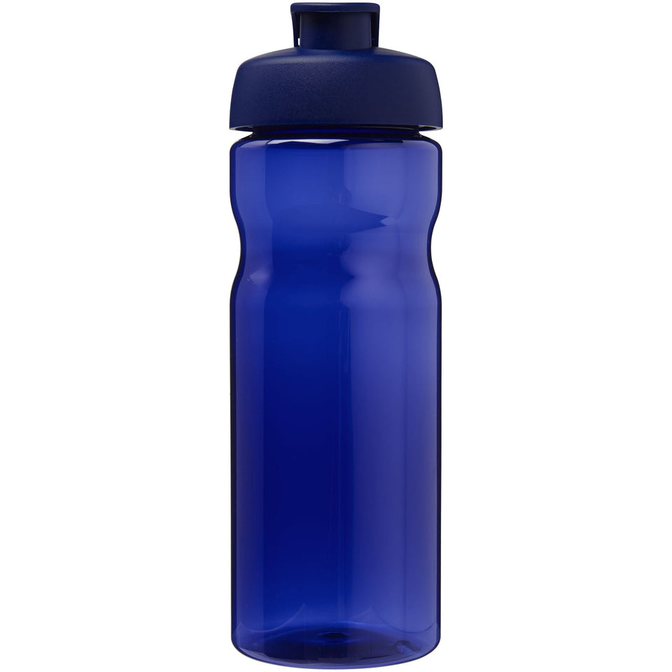 Borraccia sportiva da 650 ml con coperchio a scatto H2O Active® Eco Base personalizzato con logo - Pubblienne