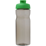 Borraccia sportiva da 650 ml con coperchio a scatto H2O Active® Eco Base personalizzato con logo - Pubblienne