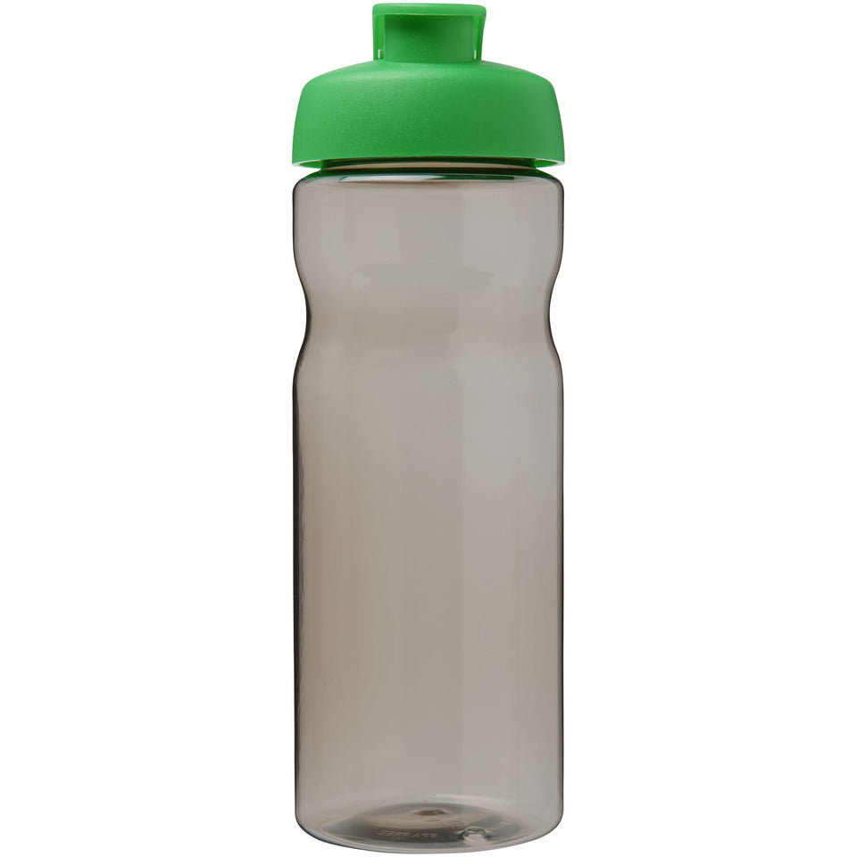 Borraccia sportiva da 650 ml con coperchio a scatto H2O Active® Eco Base personalizzato con logo - Pubblienne