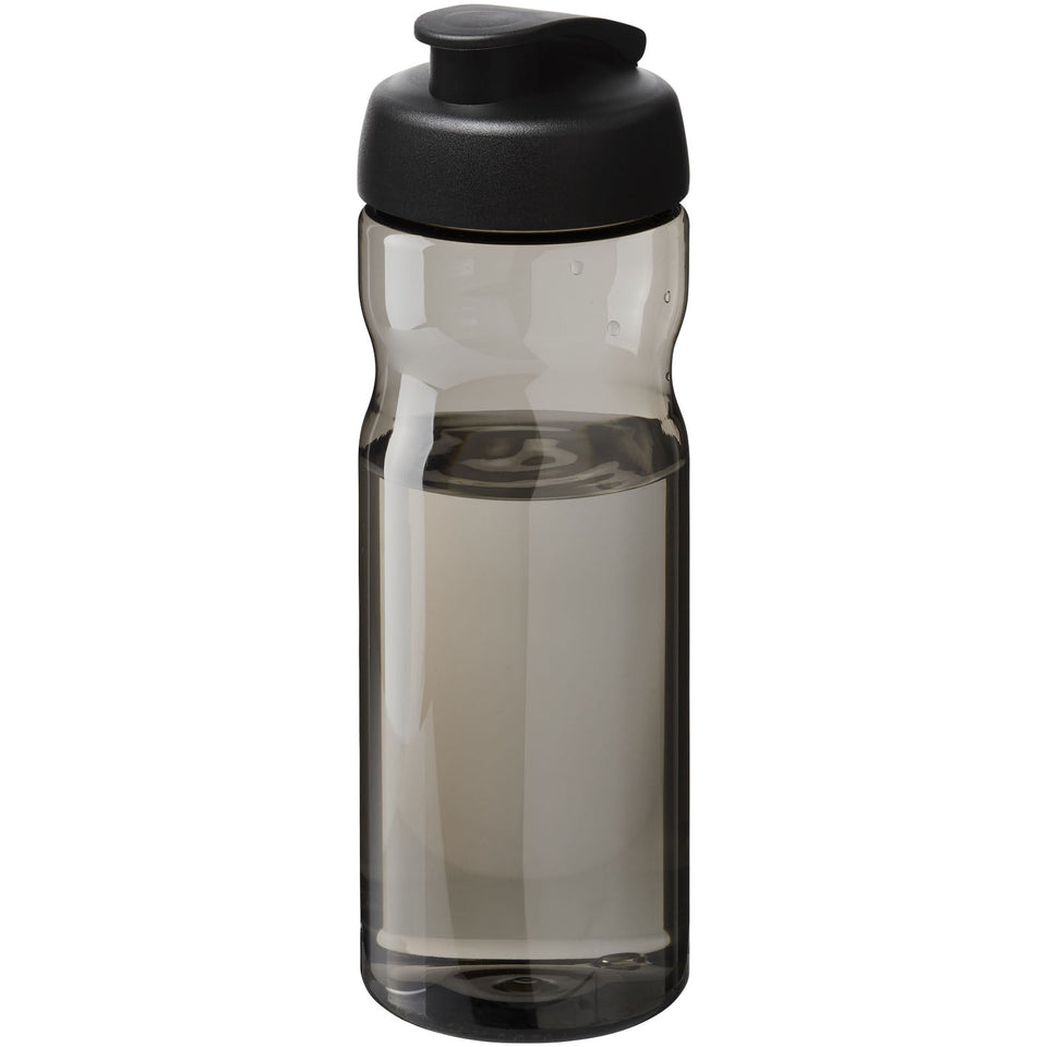 Borraccia sportiva da 650 ml con coperchio a scatto H2O Active® Eco Base personalizzato con logo - Pubblienne