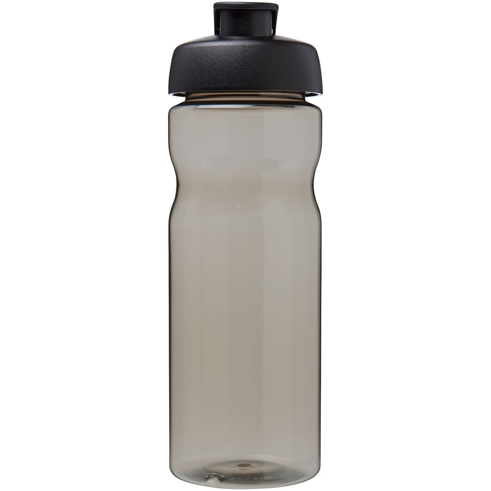 Borraccia sportiva da 650 ml con coperchio a scatto H2O Active® Eco Base personalizzato con logo - Pubblienne