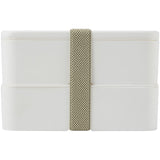 Contenitore portavivande a doppio strato MIYO da 700 + 700 ml personalizzato con logo - Pubblienne