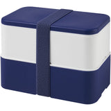 Contenitore portavivande a doppio strato MIYO da 700 + 700 ml personalizzato con logo - Pubblienne
