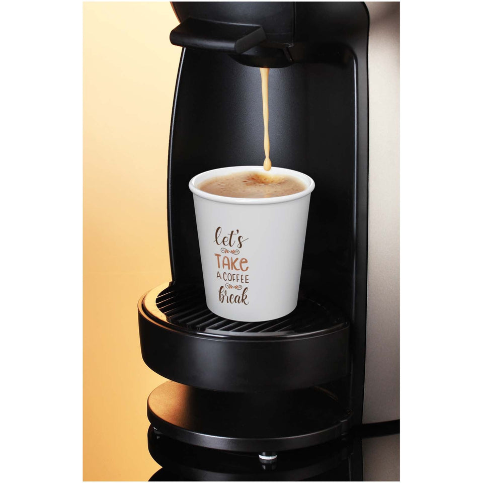 Bicchiere da 100 ml Americano® Piccolo personalizzato con logo - Pubblienne