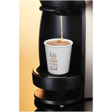 Bicchiere da 100 ml con coperchio Americano® Piccolo personalizzato con logo - Pubblienne