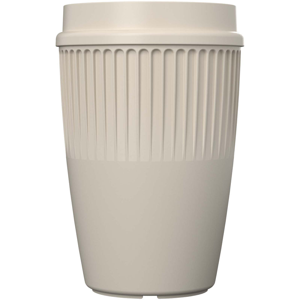 Bicchiere da 350 ml con coperchio a 360° Cirrus POP personalizzato con logo - Pubblienne