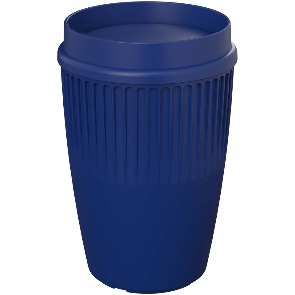 Bicchiere da 350 ml con coperchio a 360° Cirrus POP personalizzato con logo - Pubblienne