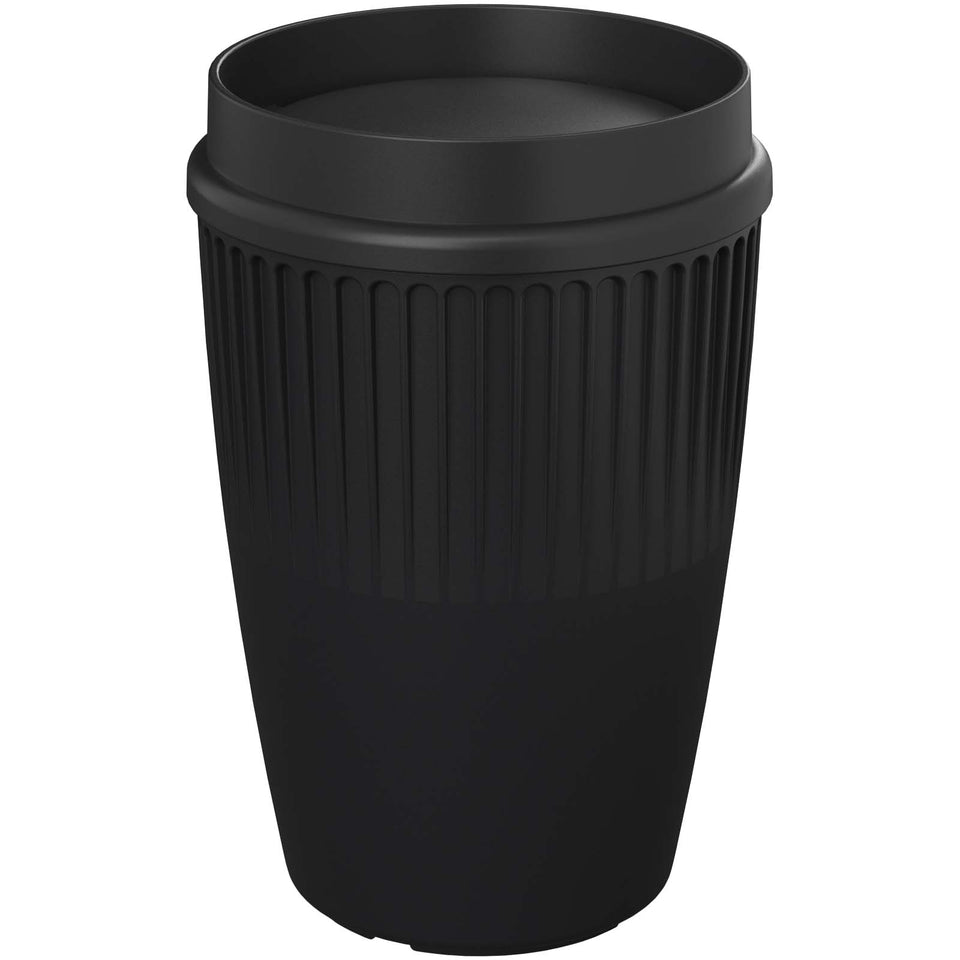 Bicchiere da 350 ml con coperchio a 360° Cirrus POP personalizzato con logo - Pubblienne