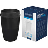 Bicchiere da 350 ml con coperchio a 360° Cirrus POP personalizzato con logo - Pubblienne