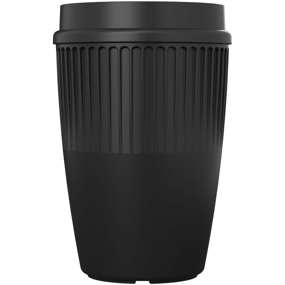 Bicchiere da 350 ml con coperchio a 360° Cirrus POP personalizzato con logo - Pubblienne