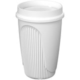 Bicchiere da 350 ml con coperchio a 360° Alto POP personalizzato con logo - Pubblienne