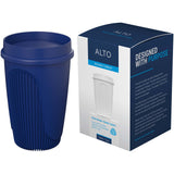 Bicchiere da 350 ml con coperchio a 360° Alto POP personalizzato con logo - Pubblienne