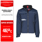 Giubbino Warm 2.0  PAYPER personalizzato con logo - Pubblienne