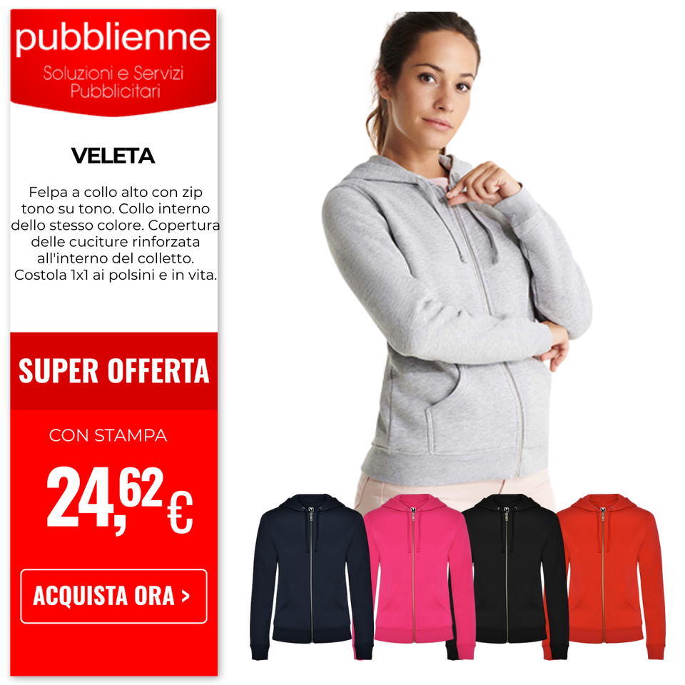 VELETA personalizzato con logo - Pubblienne