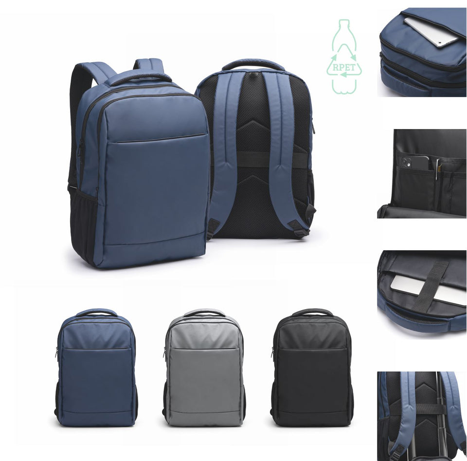 2895 Rayan - Zaino Porta Computer 15 In PU E RPET personalizzato con logo - Pubblienne