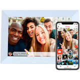 Cornice per foto digitali Wi-Fi da 10" Prixton Prado Frameo personalizzato con logo - Pubblienne
