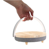 Speaker Bluetooth® 4 in 1 da 10 W con luce LED e base di ricarica wireless Prixton personalizzato con logo - Pubblienne