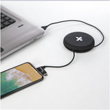 Cavo luminoso SCX.design C18 da viaggio 3-in-1 personalizzato con logo - Pubblienne