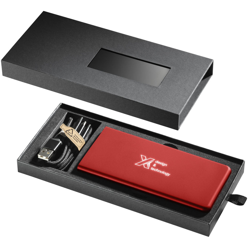 Power bank luminoso SCX.design P15 da 5000 mAh personalizzato con logo - Pubblienne