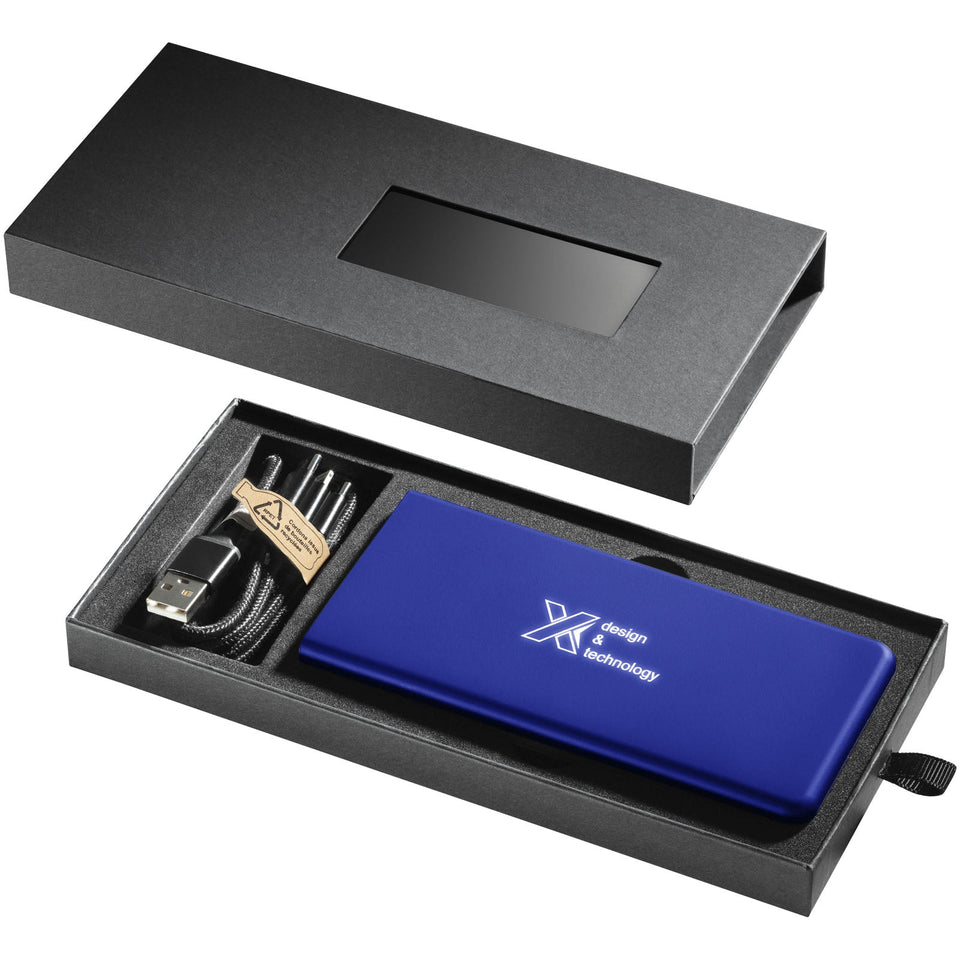 Power bank luminoso SCX.design P15 da 5000 mAh personalizzato con logo - Pubblienne