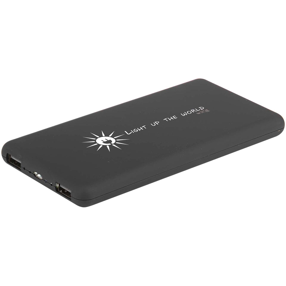 Power bank luminoso SCX.design P30 a carica solare personalizzato con logo - Pubblienne