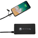 Power bank luminoso SCX.design P30 a carica solare personalizzato con logo - Pubblienne