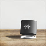 Speaker luminoso SCX.design S26 con anello personalizzato con logo - Pubblienne