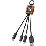 Cavo in legno da 20 W di facile utilizzo SCX.design C19 personalizzato con logo - Pubblienne