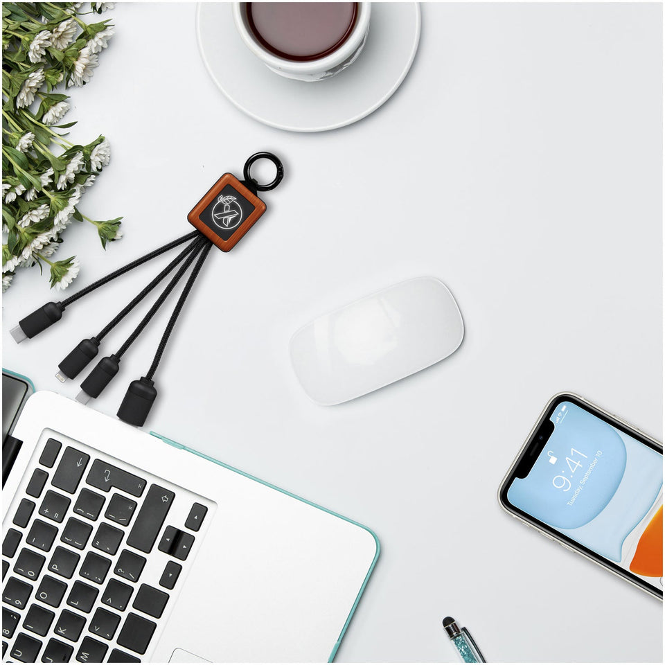 Cavo in legno da 20 W di facile utilizzo SCX.design C19 personalizzato con logo - Pubblienne
