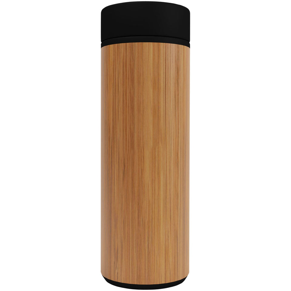 Borraccia termica SCX.design D11 da 500 ml in bambù personalizzato con logo - Pubblienne