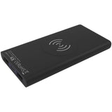 Power bank wireless luminoso in gomma da 10.000 mAh SCX.design P40 personalizzato con logo - Pubblienne