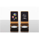 Supporto in legno wireless, luminoso, da 15 W SCX.design W16 personalizzato con logo - Pubblienne