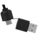Cavo di ricarica da 40 W 5 in 1 in rPET riciclato con logo luminoso e custodia rotonda in legno SCX.design C37 personalizzato con logo - Pubblienne