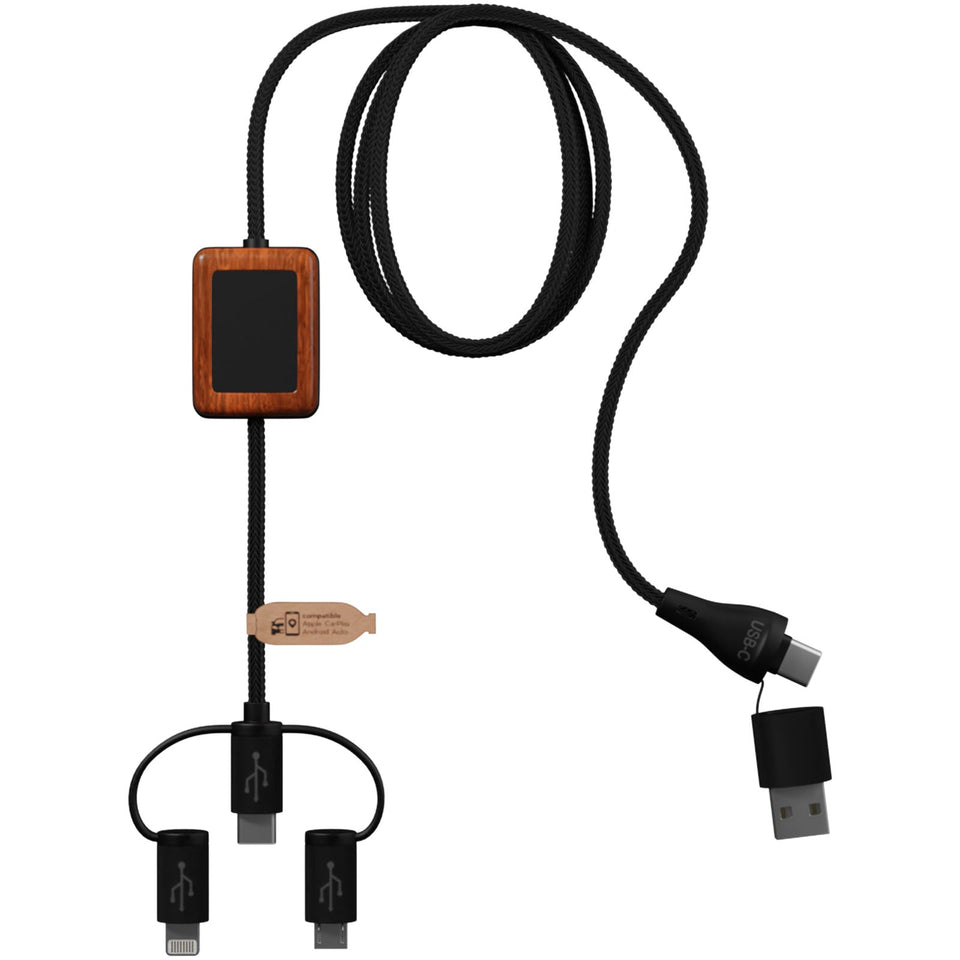Cavo SCX.design C46 5-in-1 CarPlay personalizzato con logo - Pubblienne