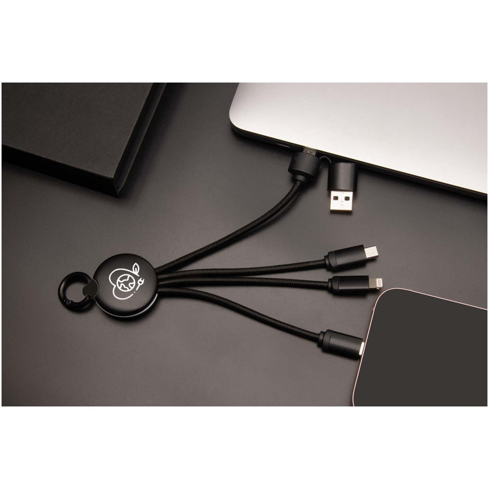 Cavo di ricarica 5 in 1 da 20 W SCX.design C14 personalizzato con logo - Pubblienne