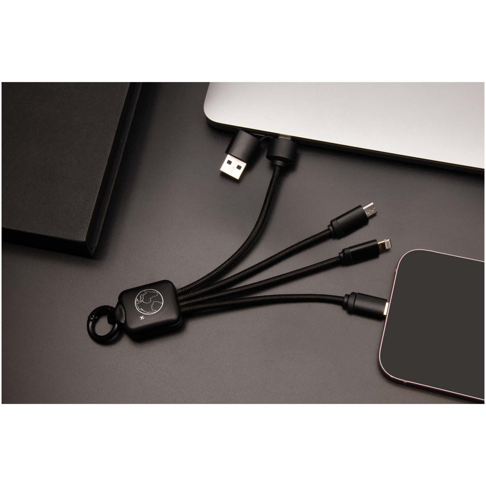 Cavo di ricarica 5 in 1 da 20 W SCX.design C13 personalizzato con logo - Pubblienne