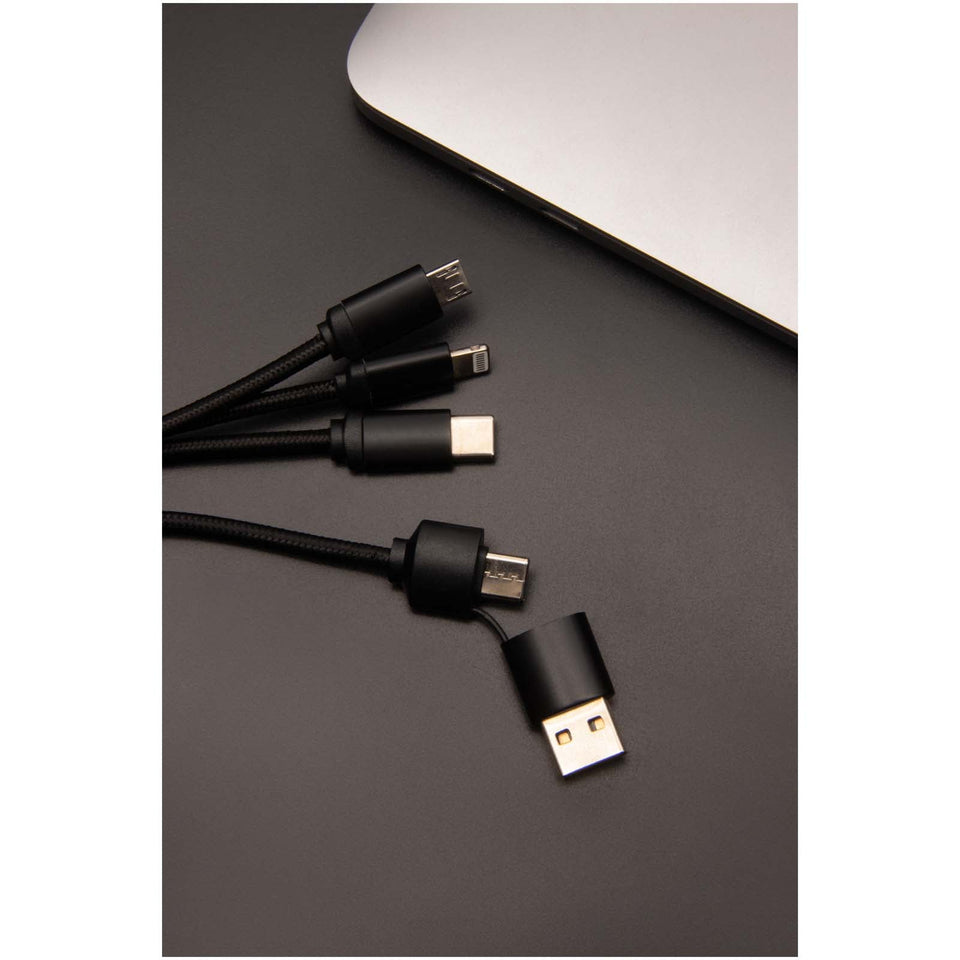 Cavo di ricarica 5 in 1 da 20 W SCX.design C13 personalizzato con logo - Pubblienne
